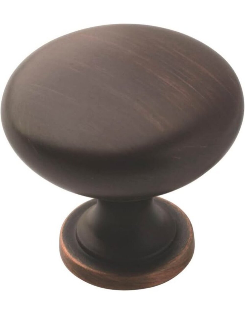 Amerock | Cabinet Knob | Oil Rubbed Bronze | 1-1/4 inch (32 mm) (Pack of 10)